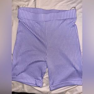 Purple Biker Shorts